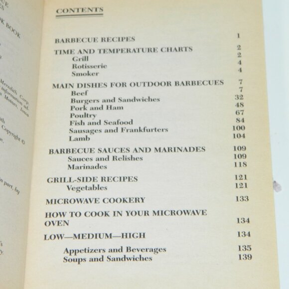 The Bay 1995 Vintage 325 Delicious Barbecue & Microwave Cookbook 225 Recipies - Picture 6 of 8